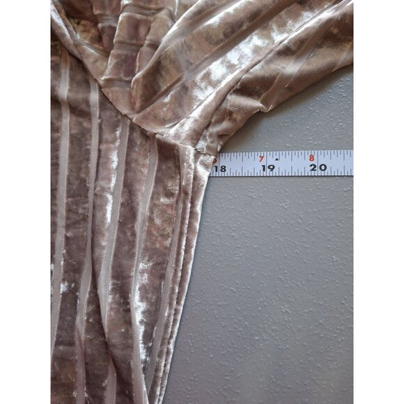 Camille & Co Velvet Duster Cardigan Womens Small Blush Pink - Picture 4 of 5